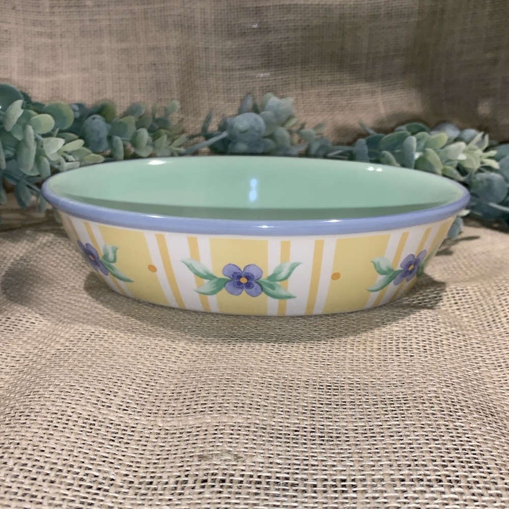 7" Oval Baker Dish Summer Breeze Collection by PFALTZGRAFF Gravy Bowl